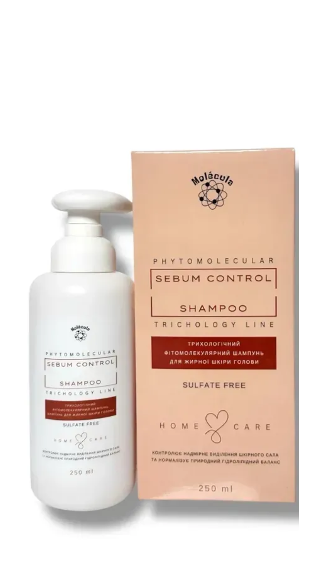 Шампунь sebum control Molecula 250мл 