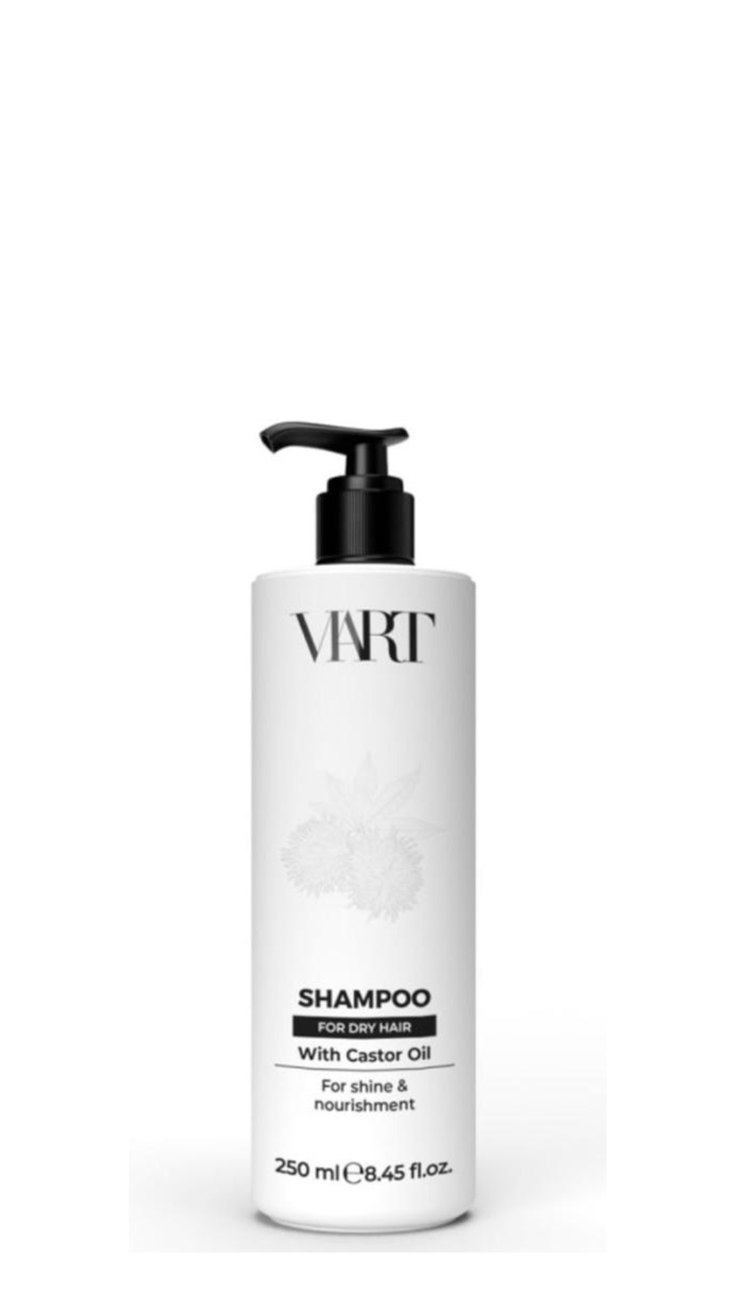 Шампунь для сухого волосся з касторовою олією Viart 250 мл 
