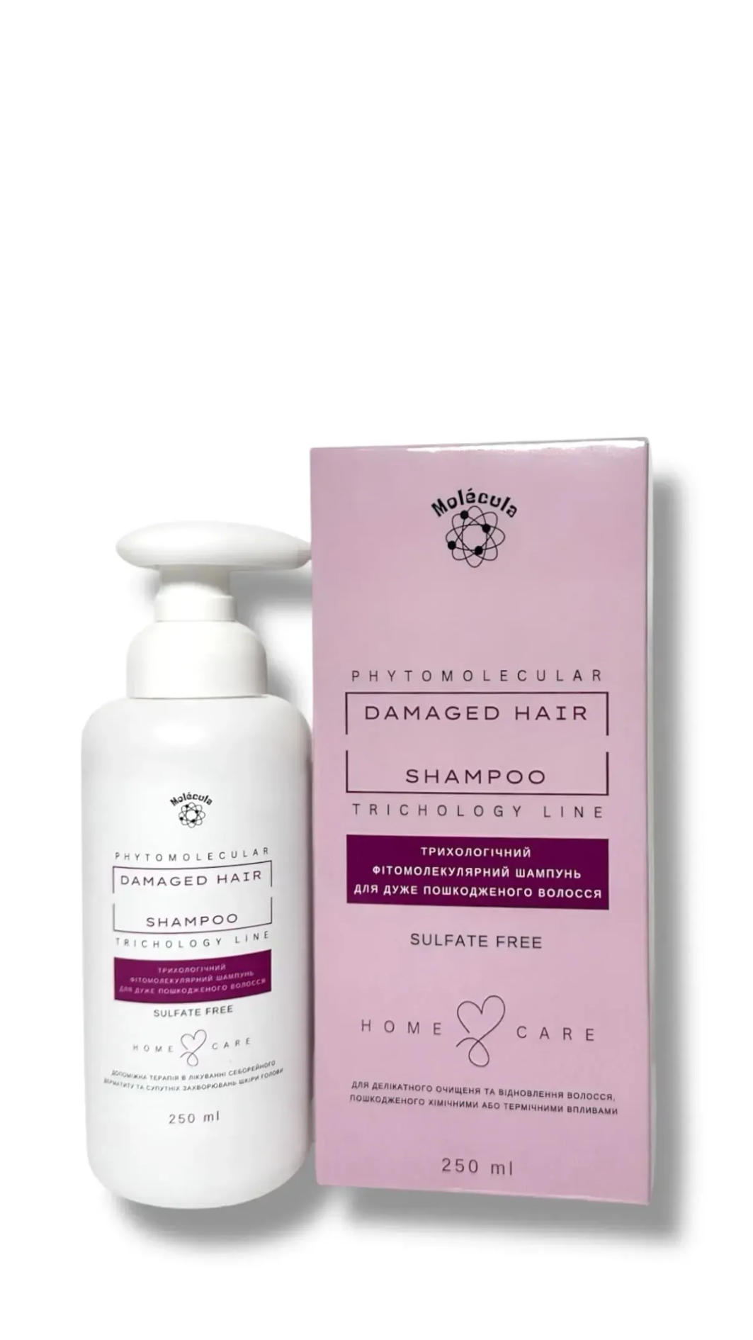 Шампунь Damaged hair Molecula 250мл 