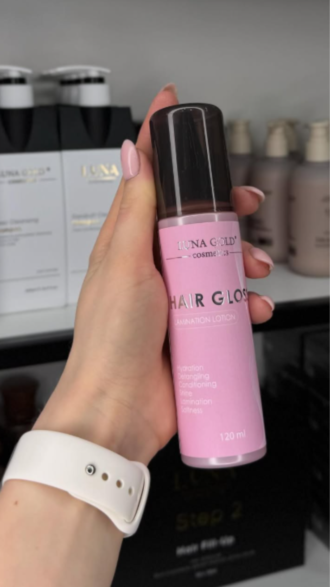 Лосьйон hair gloss Luna 120мл 