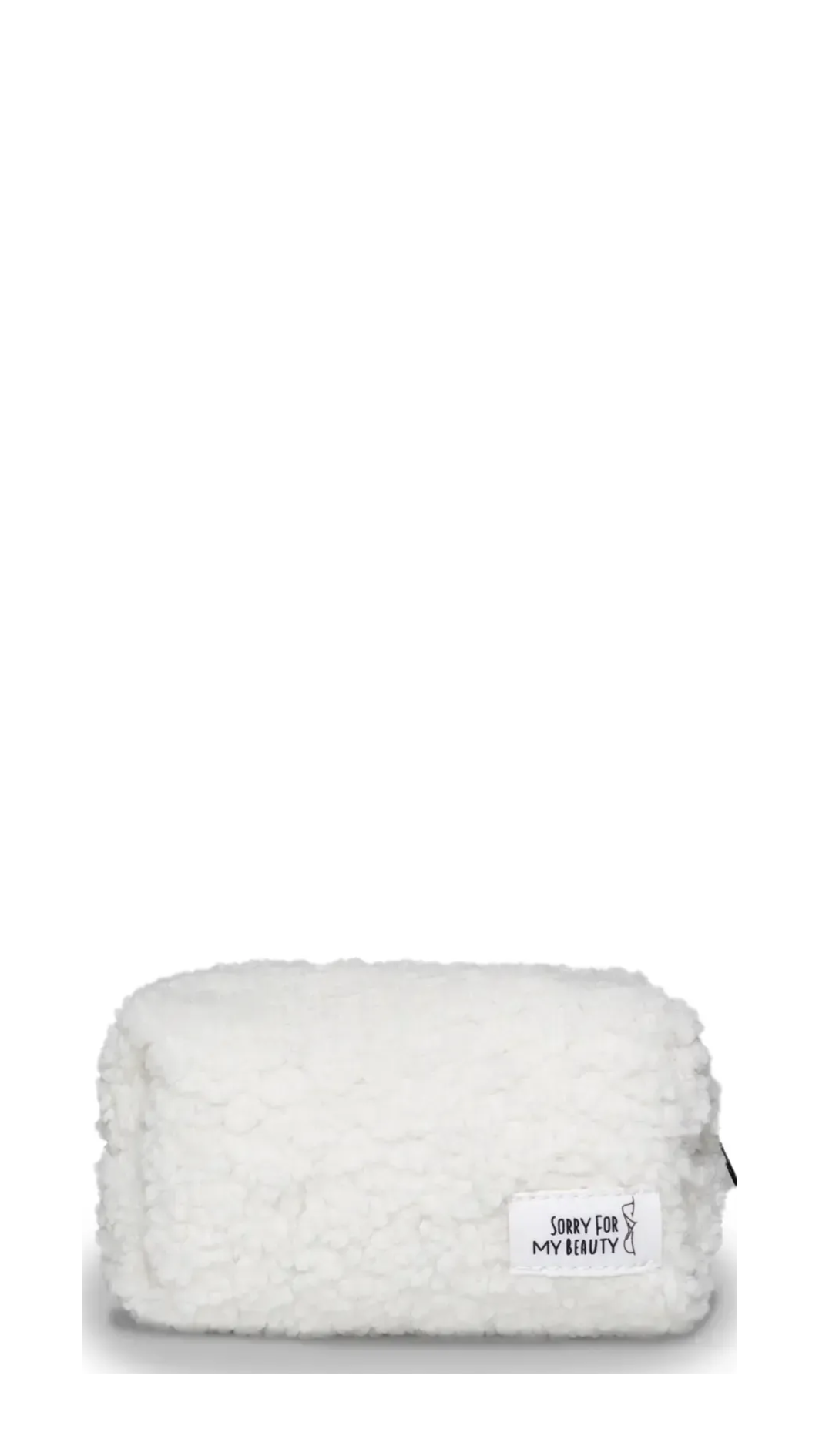 Плюшева косметичка Тедді SORRY FOR MY BEAUTY БІЛИЙ