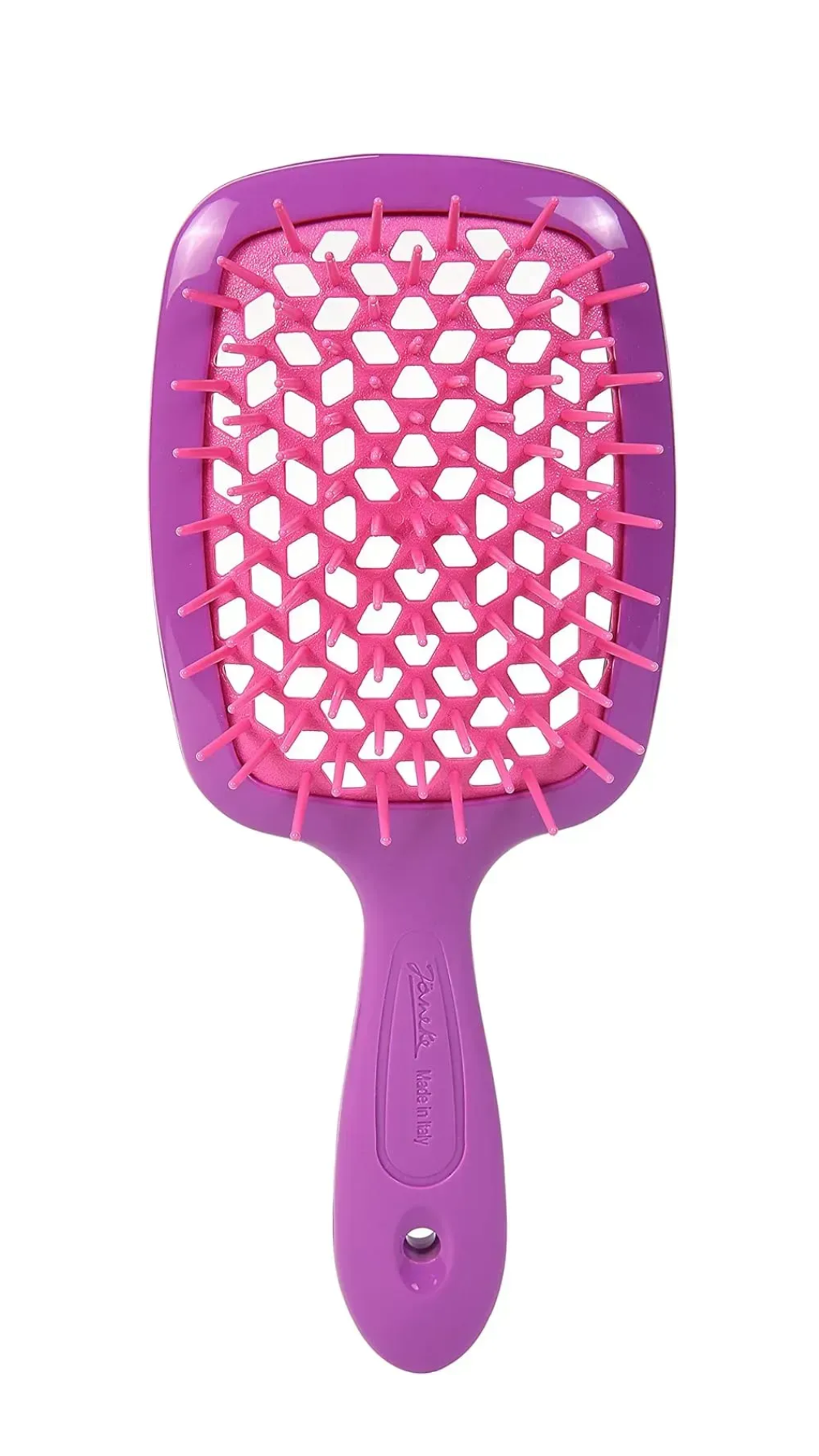 Гребінець Janeke Superbrush Standart ФУКСІЯ З МАЛИНОВИМ