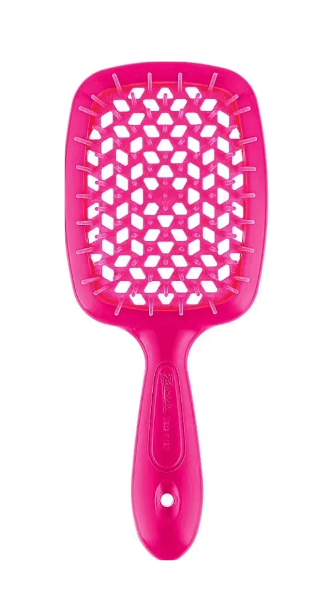 Гребінець Janeke Superbrush Standart НЕОНОВО-РОЖЕВИЙ