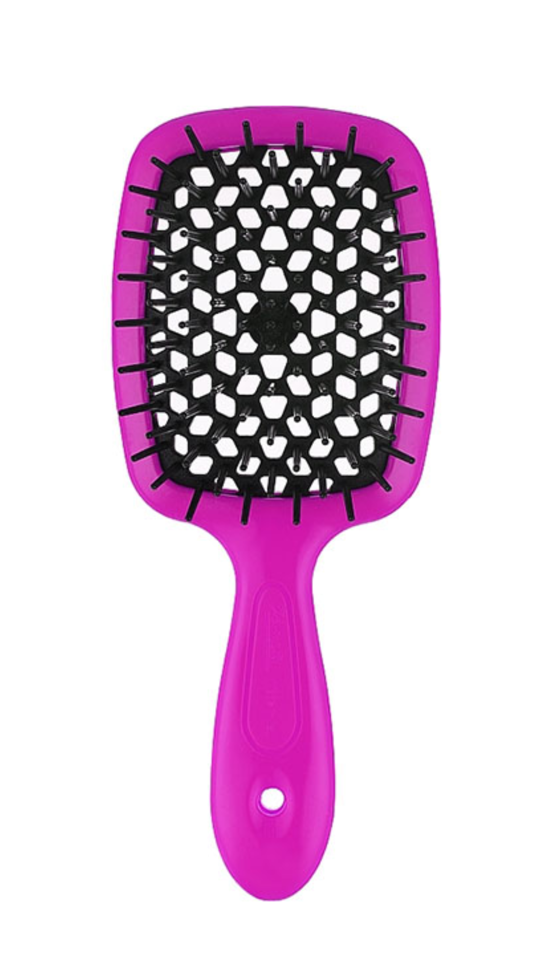 Гребінець Janeke Superbrush Standart МАЛИНОВИЙ З ЧОРНИМ