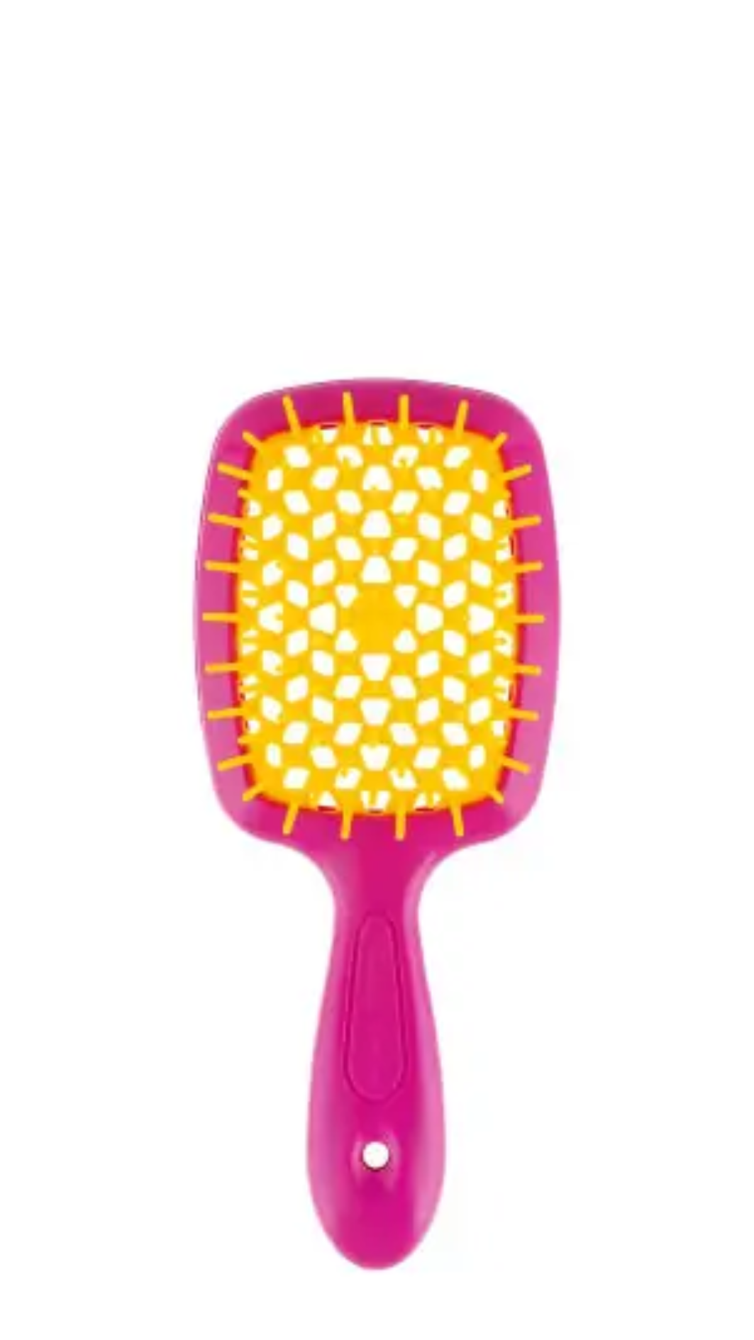 Гребінець Janeke Superbrush Small РОЖЕВИЙ З ЖОВТИМ