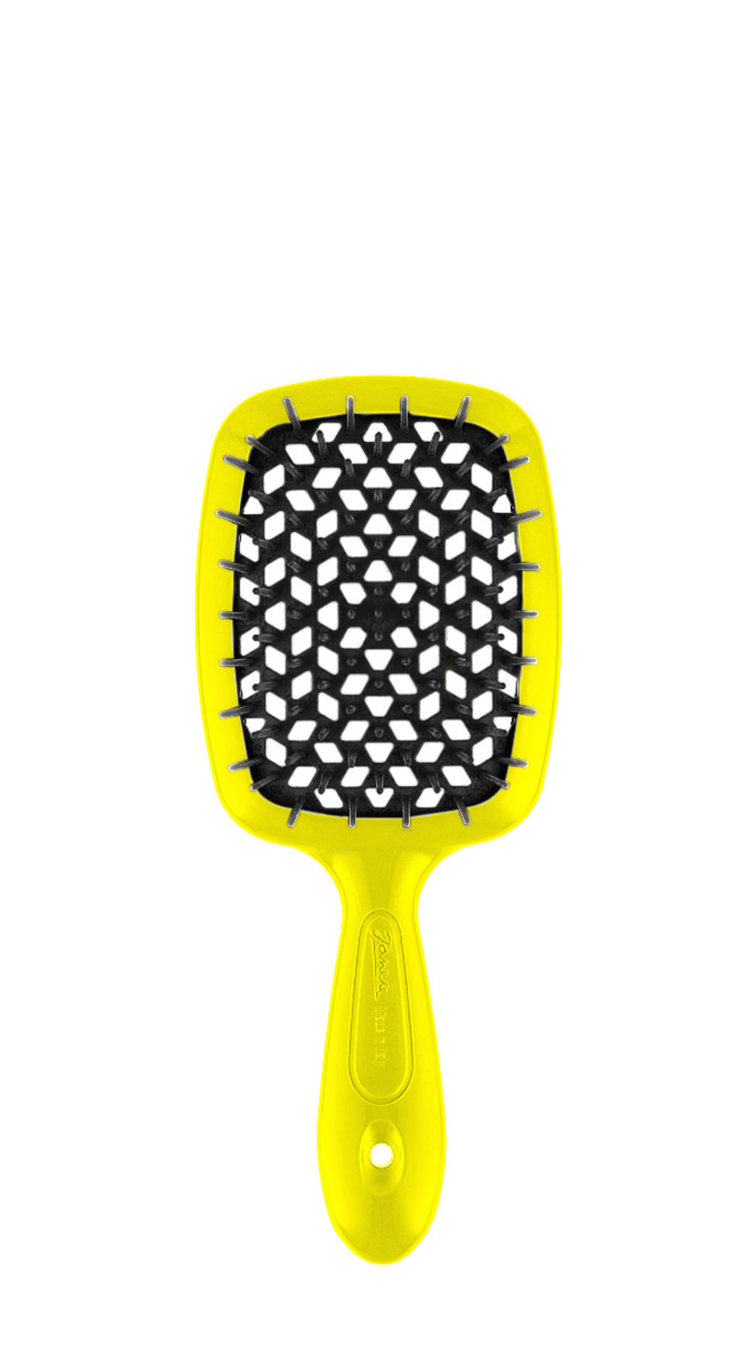 Гребінець Janeke Superbrush Standart ЖОВТИЙ З ЧОРНИМ