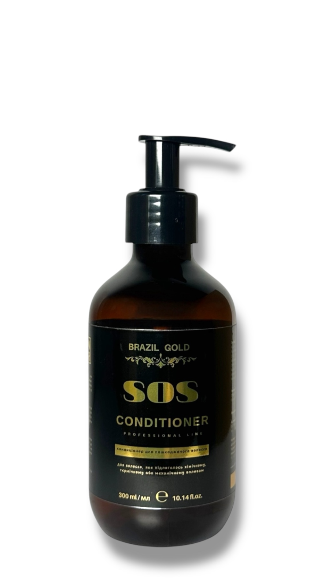Кондиціонер SOS Brazil Gold 300ml для пошкодженного волосся 