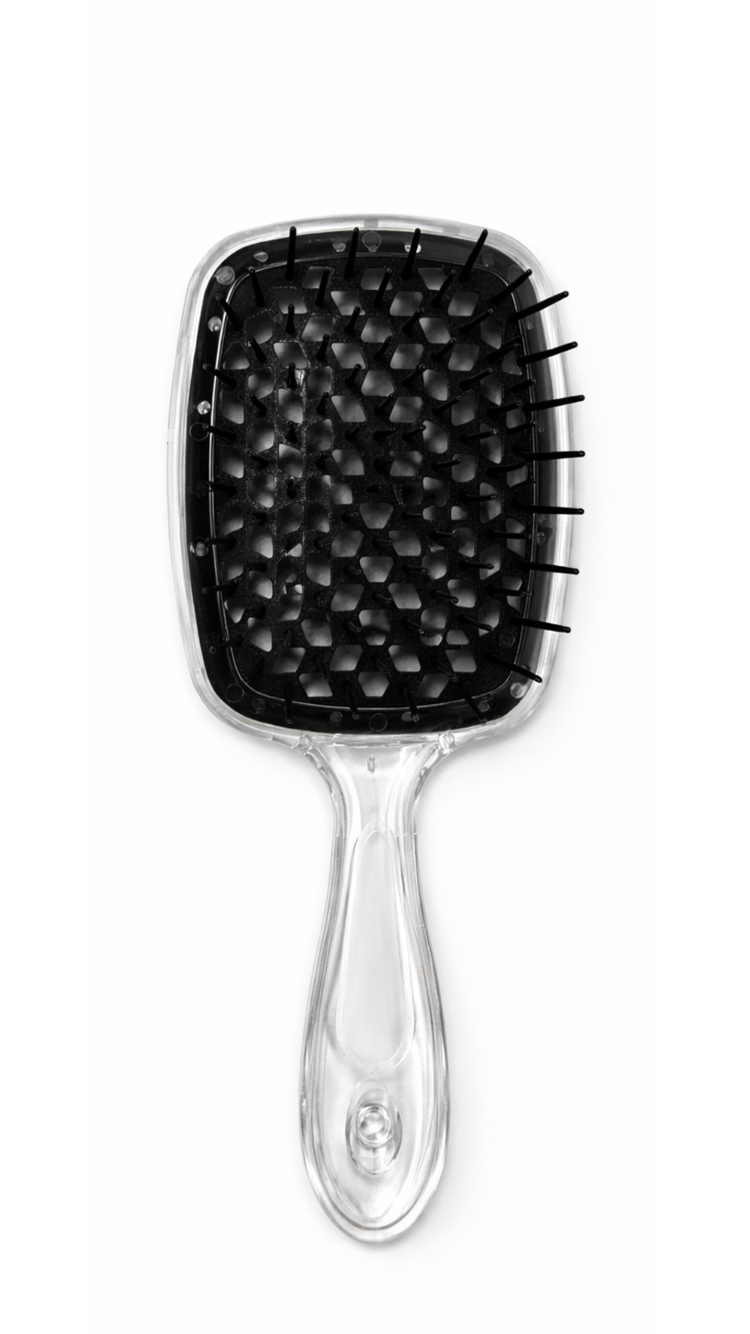 Гребінець HOLLOW COMB ПРОЗОРИЙ З ЧОРНИМ