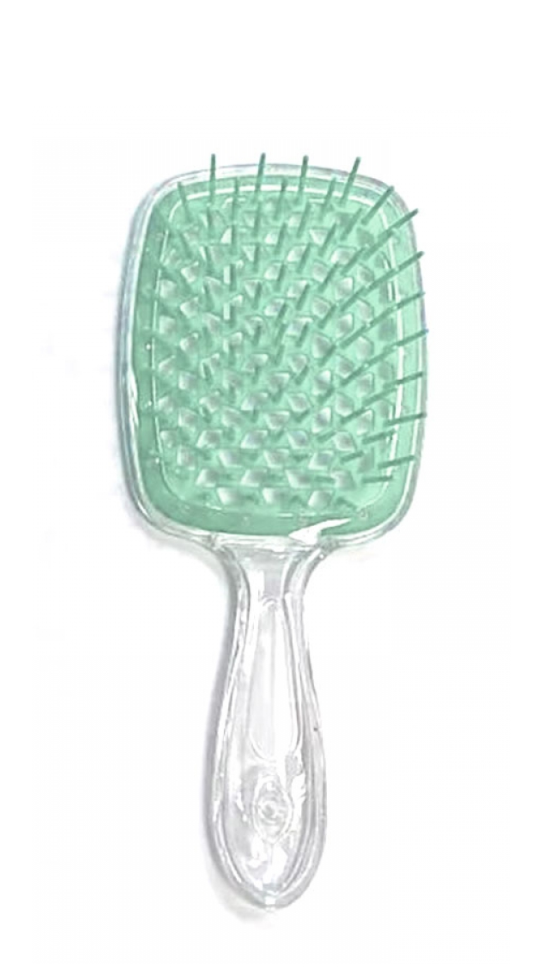 Гребінець HOLLOW COMB ПРОЗОРИЙ З БІРЮЗОЮ