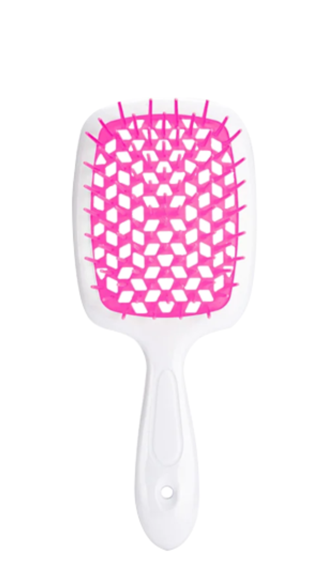 Гребінець HOLLOW COMB БІЛИЙ З МАЛИНОВИМ