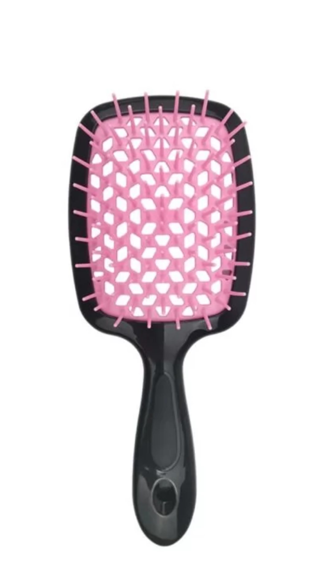 Гребінець HOLLOW COMB ЧОРНИЙ З НІЖНО-РОЖЕВИМ