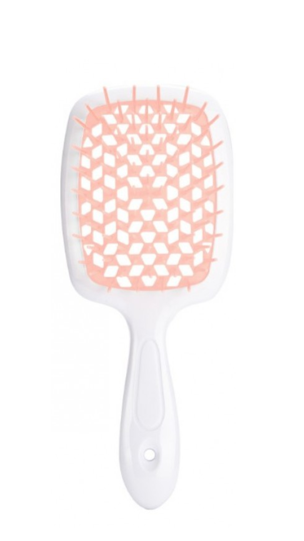 Гребінець HOLLOW COMB БІЛИЙ З НІЖНО-РОЖЕВИМ