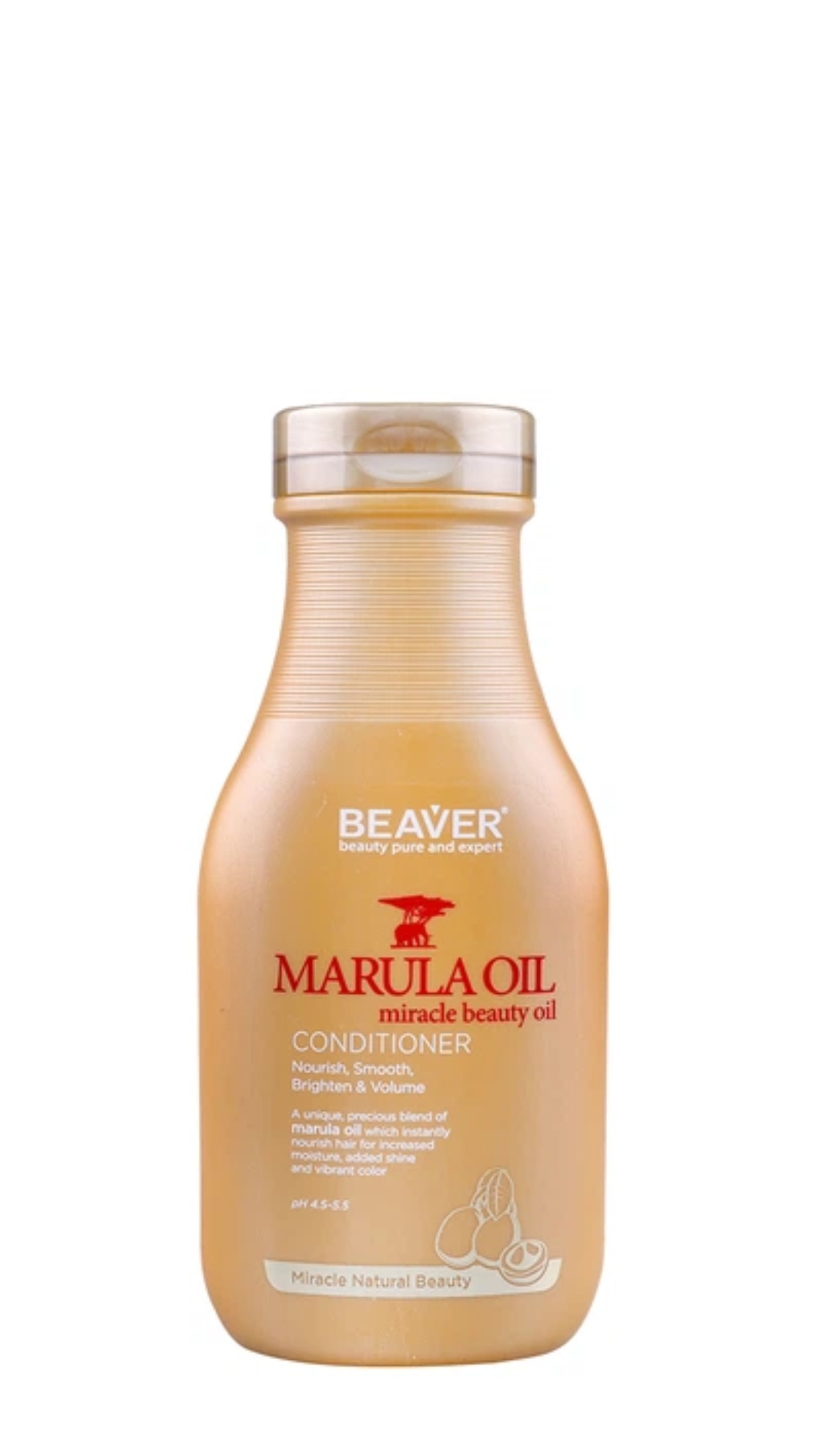 Живильний кондиціонер для сухого і пошкодженого волосся BEAVER Nourish Marula Oil 350ml