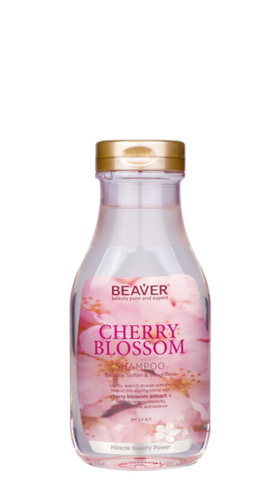 Шампунь з екстрактом квітів Сакури для щоденного застосування BEAVER Cherry Blossom 
