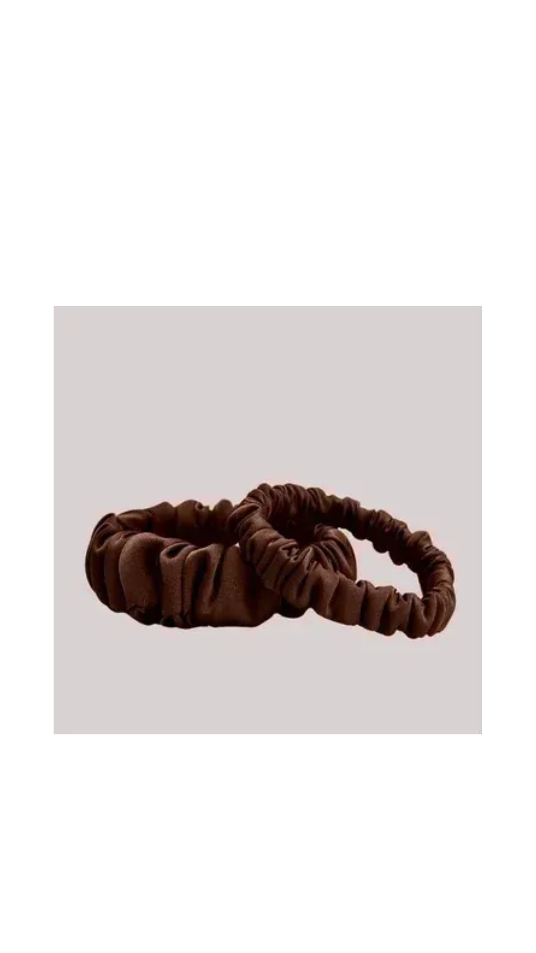 Шовкові резинки набір з 2 шт SFMH шоколад 