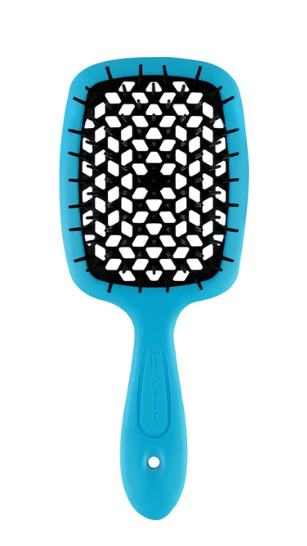 Гребінець Janeke Superbrush Standart БЛАКИТНИЙ З ЧОРНИМ