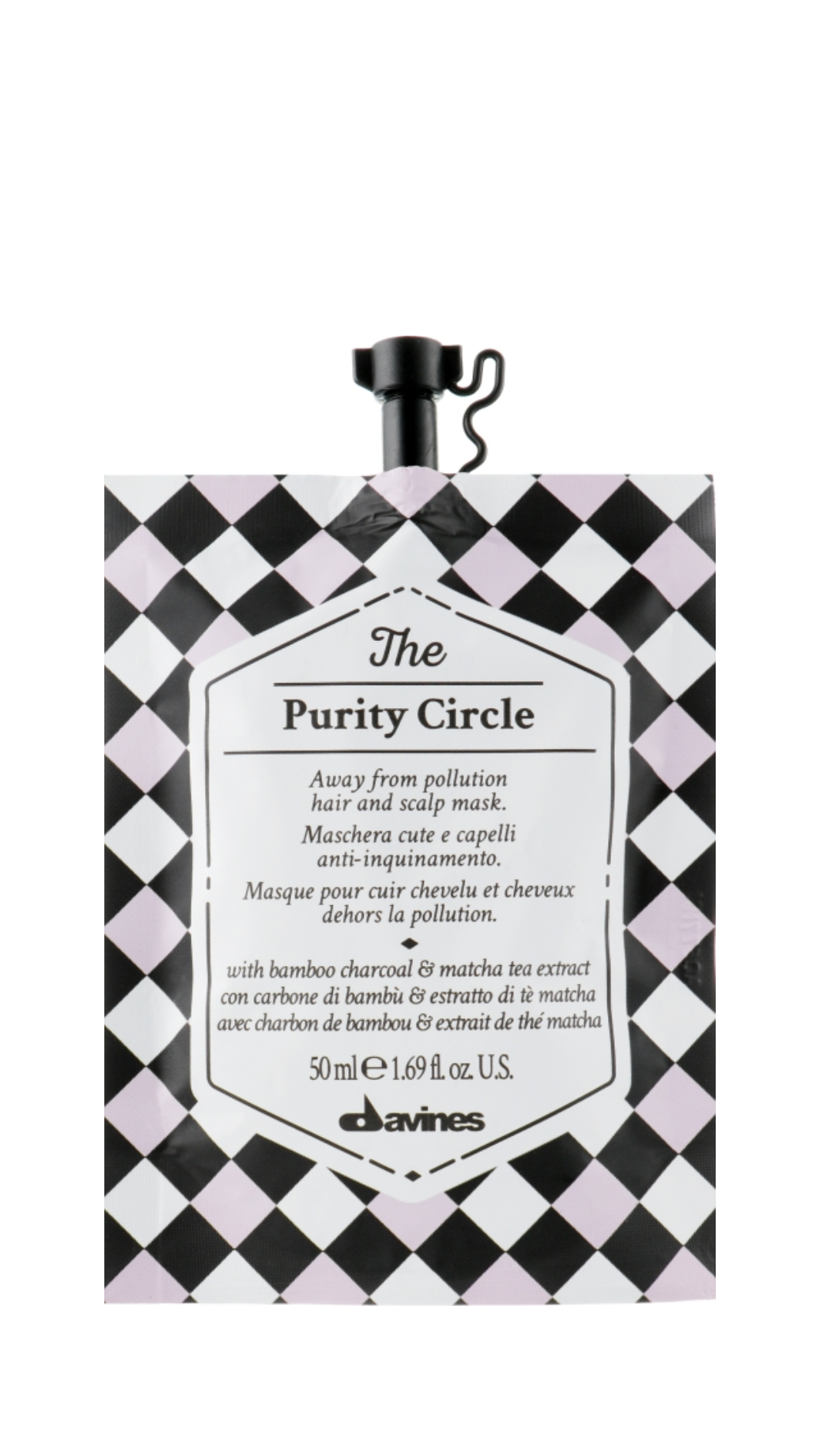 Маска Davines THE PURITY CIRCLE для волосся та шкіри голови для усунення забруднень 